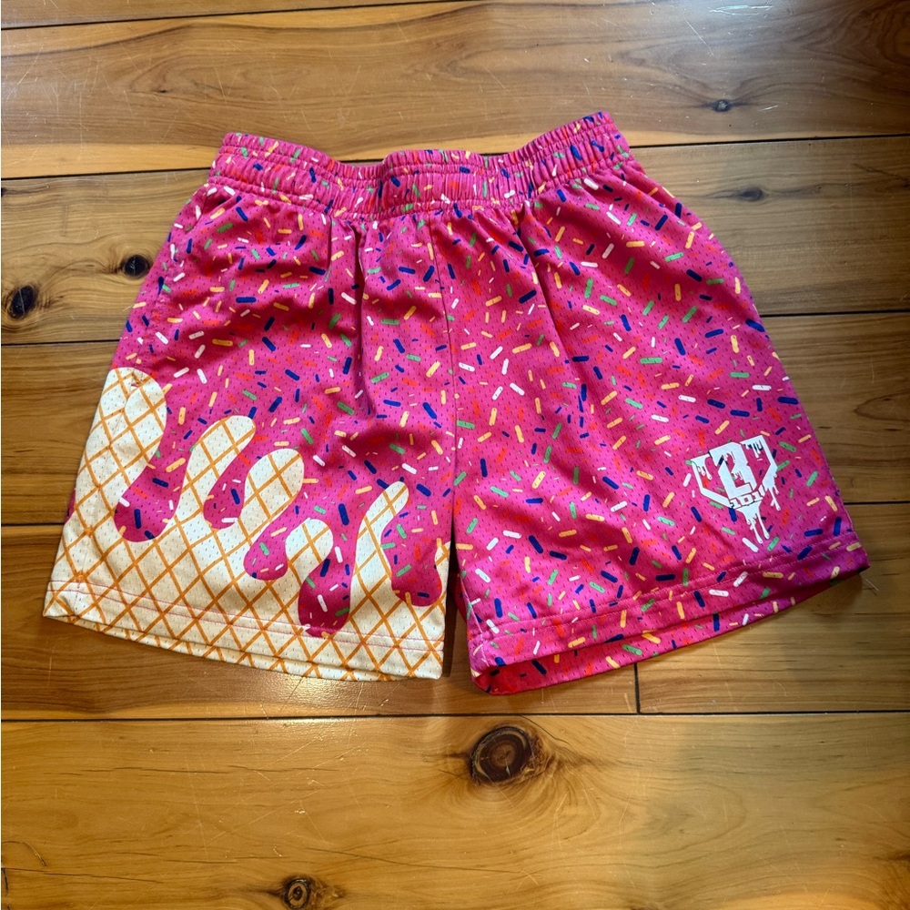Baseball Lifestyle 101 Ice Cream Kids Shorts